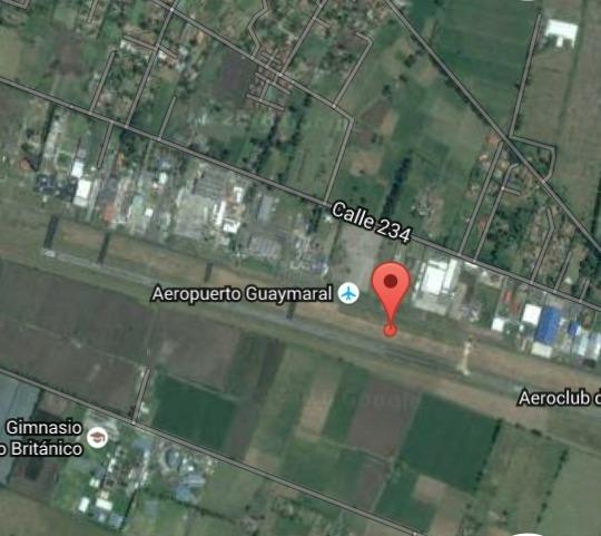 LOTE DE 485M2 FRENTE AL AEROPUERTO GUAYMARAL 70.000 PESOS M2 USO DEL SUELO INSTITUCIONAL COMERCIAL INDUSTRIAL DIVERSOS