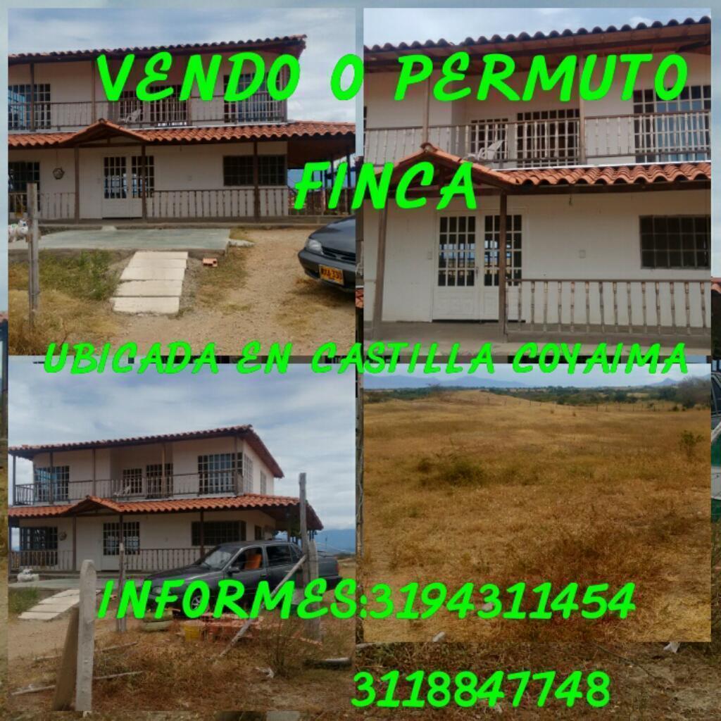 Vendo o permutó finca