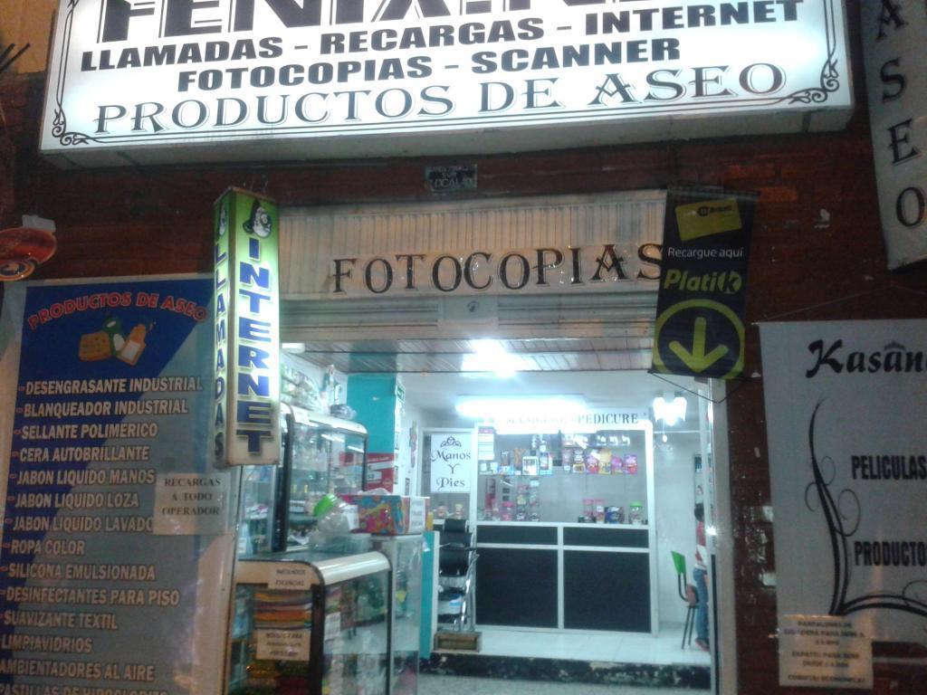 INTERNET, CABINAS, PRODUCTOS DE ASEO Y MAS