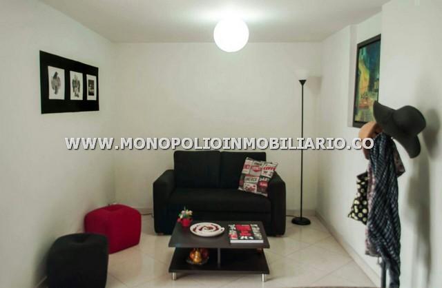 APARATAESTUDIO AMOBLADO PARA LA RENTA MEDELLÍN SANTA GEMA LA CASTELLANA COD 4592