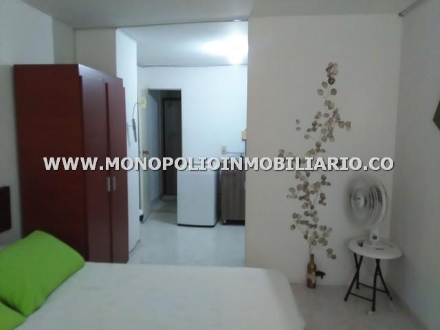 apartaestudio amoblado para la renta en laureles medellin cod 3324