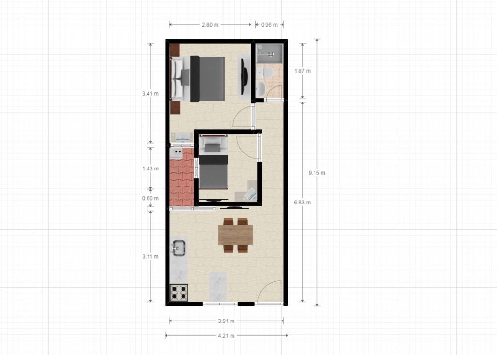 Apartamento en Ciudad Modesto  Oportunidad