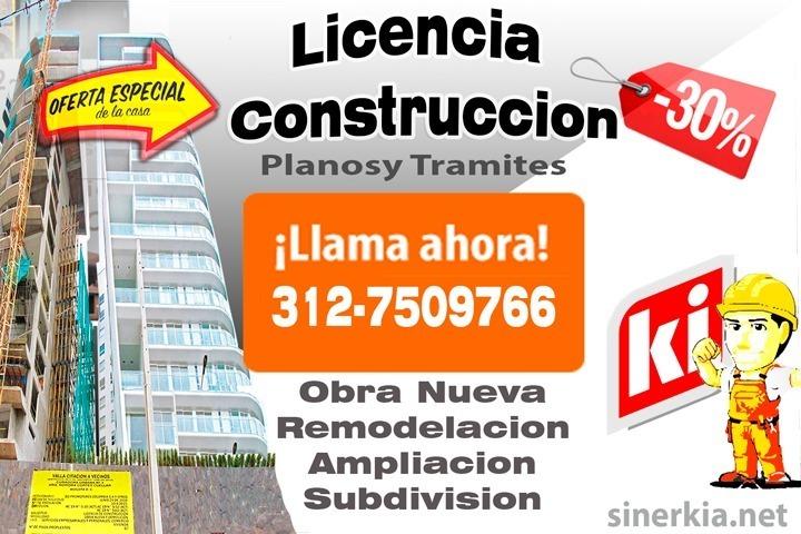 !!super OFERTA!! en Planos para Licencias de construcción y CURADURIA