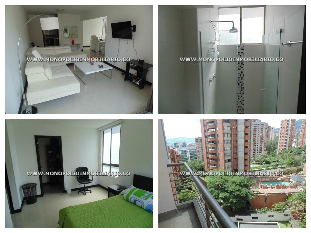 APARTAMENTO AMOBLADO PARA LA RENTA EN MEDELLÍN LOS BALSOS EN EL POBLADO COD 4688