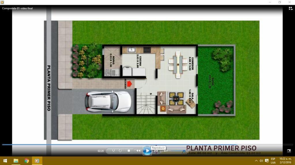 Proyecto Casas Sobere Planos Compostela