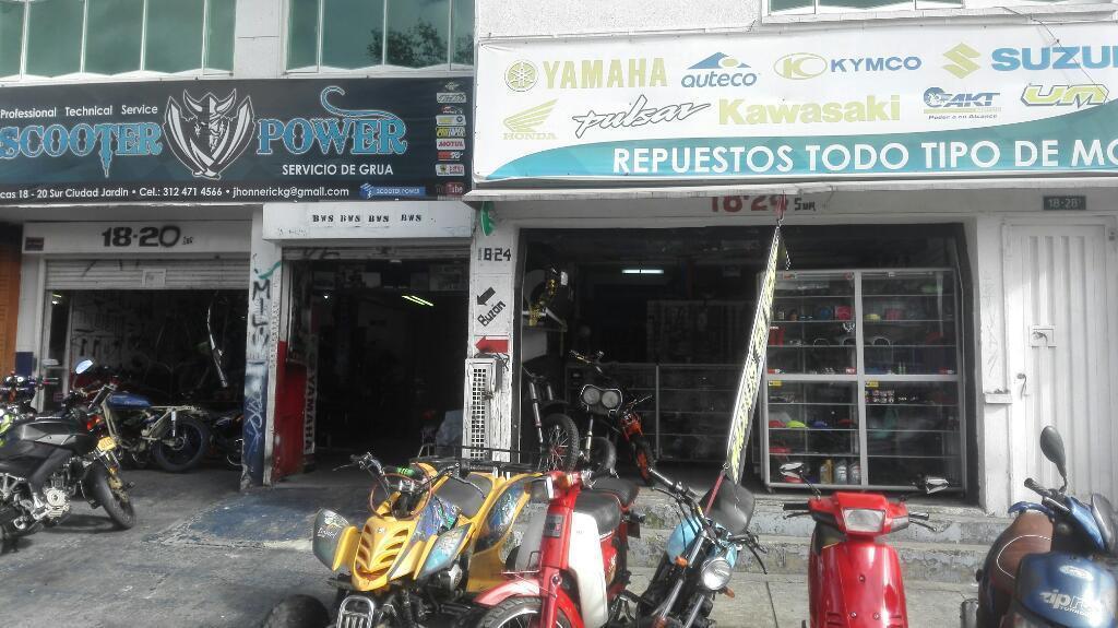 Taller y almacen de motos.. vendo o permuto