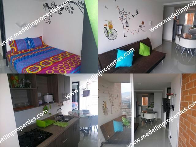 Alquiler de Apartamentos Amoblados En Medellin Código: 4699