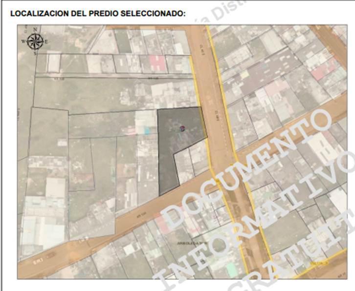 LOTE UBICADO EN LA LOCALIDAD DE BOGOTA ZONA SUR