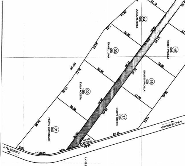 LOTE EN MESA DE LOS SANTOS KM VIA TELEFERICO SOBRE LA PAVIMENTADA 1250MTS , PARA PROYECTO COMERCIAL