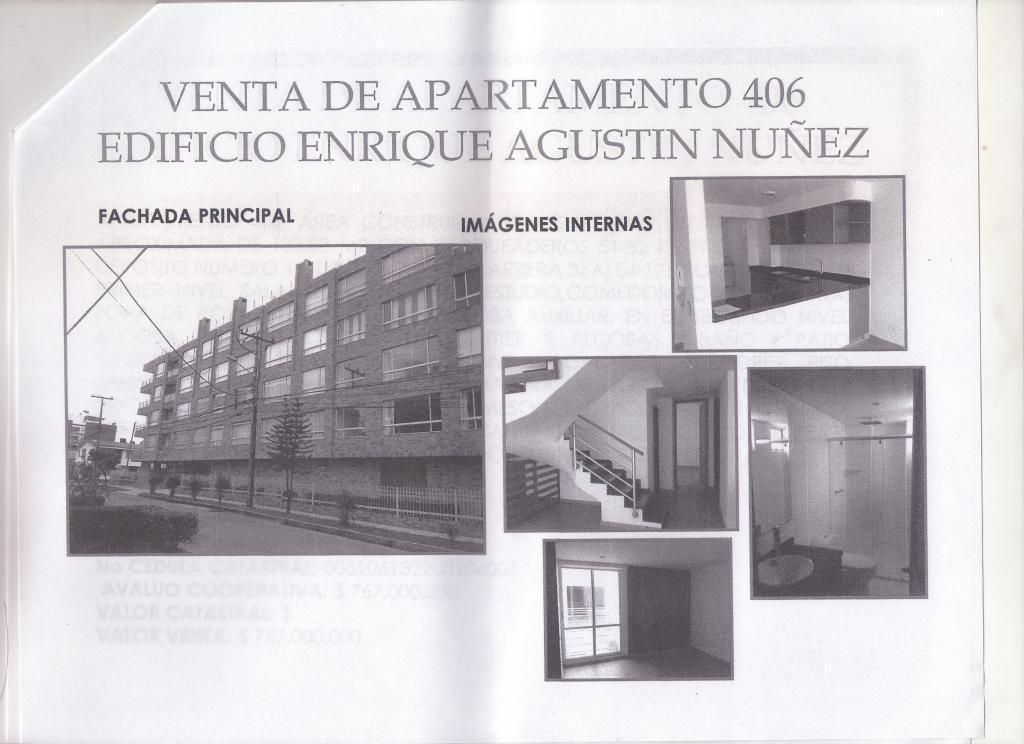 Código: 260713 VENTA APARTAMENTO NICOLAS DE FEDERMAN 406