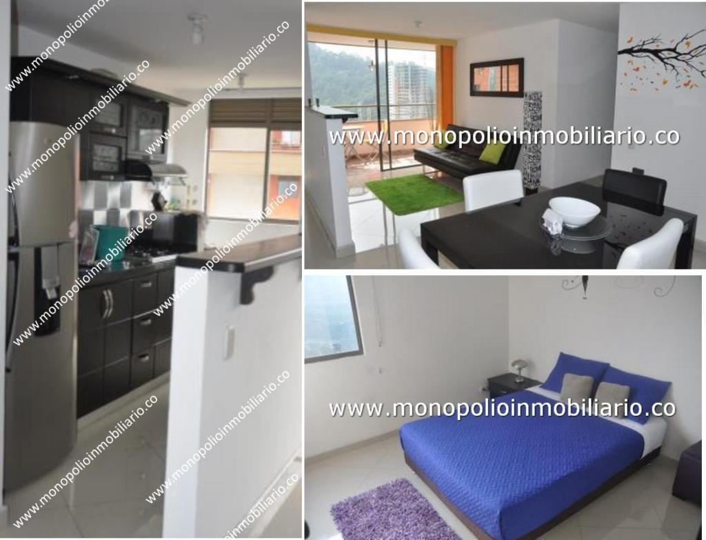 apartamento amoblado para alquilar en el poblado cod. 1156